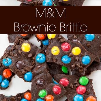 M&M Brownie Bark