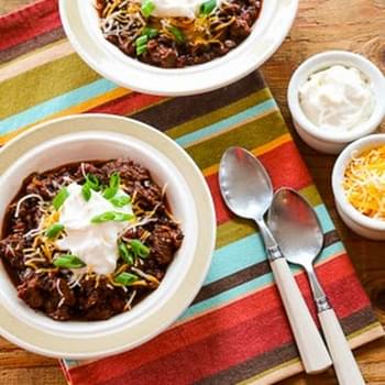Pressure Cooker All-Beef Ancho and Anaheim Chili