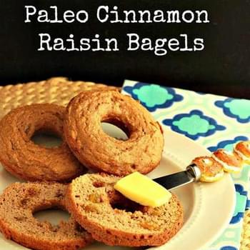 Paleo Cinnamon Raisin Bagels