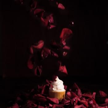 Rosewater and Vanilla Cupcake