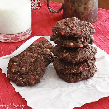 Peppermint Chip Chocolate Cookies [Gluten-Free]