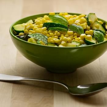 Corn and Zucchini Salad
