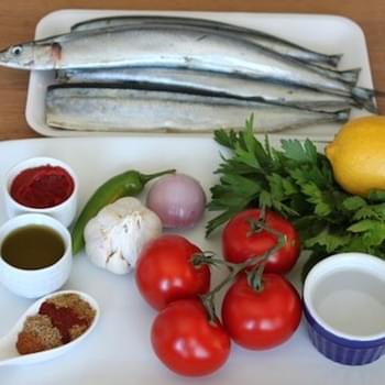 Pan-Fried Mackerel (or Sardines) with Spicy Tomato Sauce