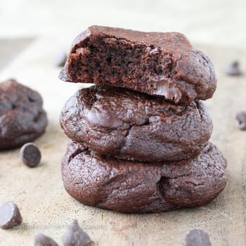 Quadruple Chocolate Pudding Cookies