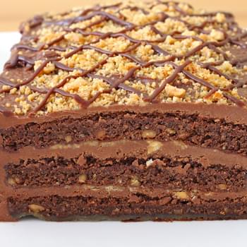 Amazing Chocolate and Peanut Butter Cake