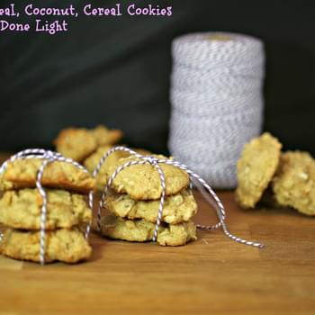 Oatmeal, Coconut Cereal Cookies