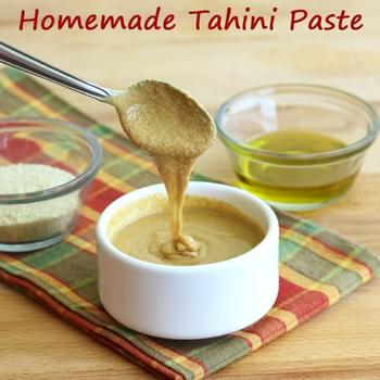 Homemade Tahini Paste
