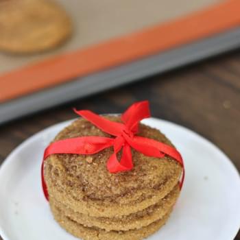 Soft & Chewy Ginger Molasses Cookies