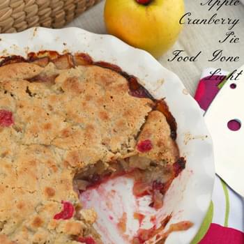 Swedish Apple Cranberry Pie