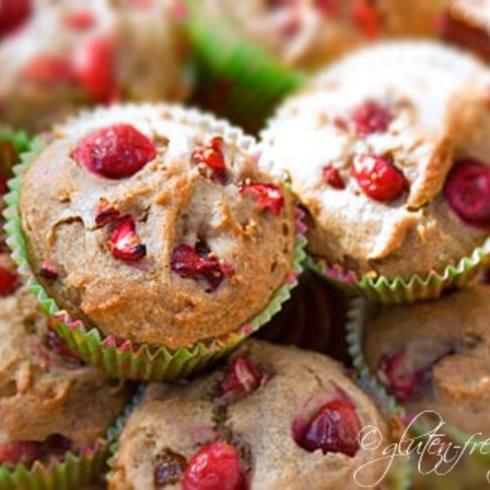 Cranberry-Apricot Muffins (Gluten, Dairy and Sugar Free)