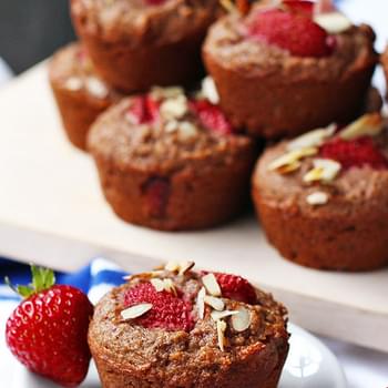 Strawberries and "Cream" Muffin Recipe (Gluten Free, Dairy Free, Vegan)