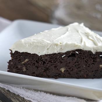 Chocolate Beetroot Cake with Maple Cream Cheese Frosting