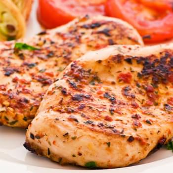 Red Pepper And Herb Grilled Chicken