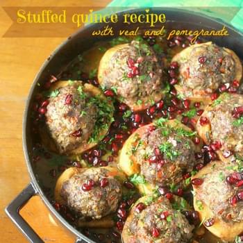 Stuffed Quince With Veal And Pomegranate