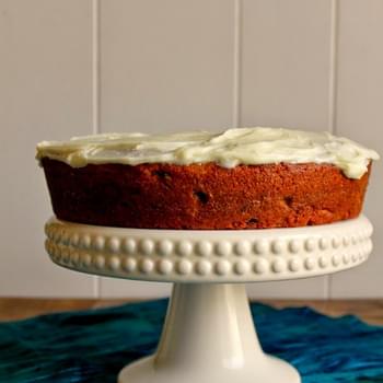 Sour Cream Spice Cake with Cream Cheese Frosting