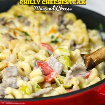 Philly Cheesesteak Mac and Cheese
