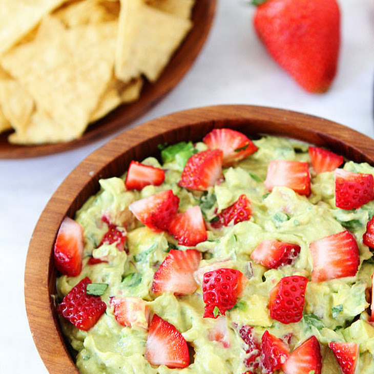 Strawberry Goat Cheese Guacamole Recipe