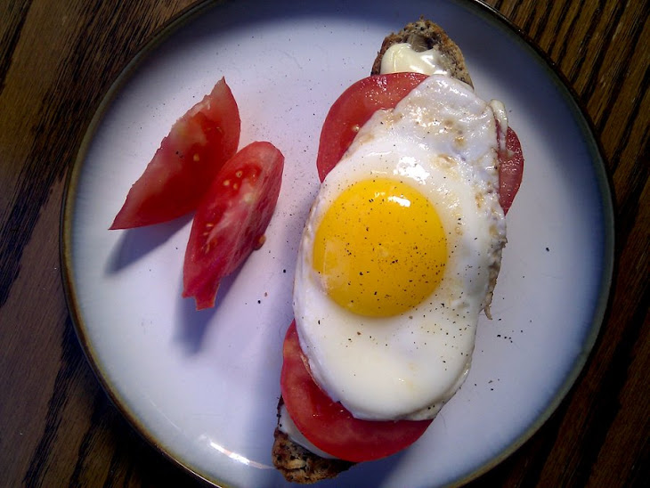 Tomato, Brie and Egg Crostini Recipe