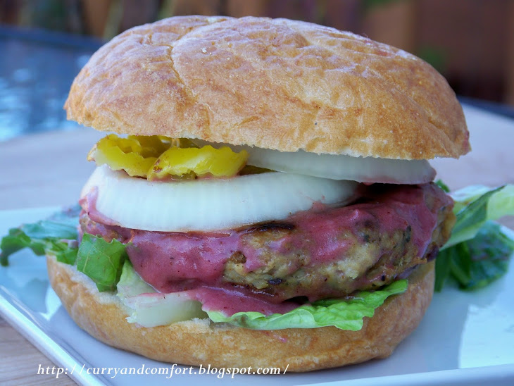 Thanksgiving Burger with Cranberry Aioli Recipe