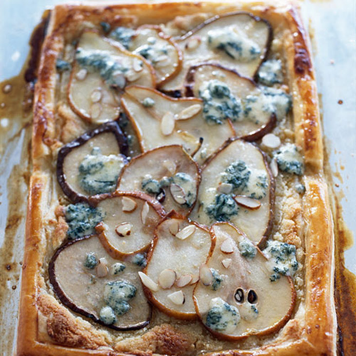 Warm Pear and Blue Cheese Tart Recipe