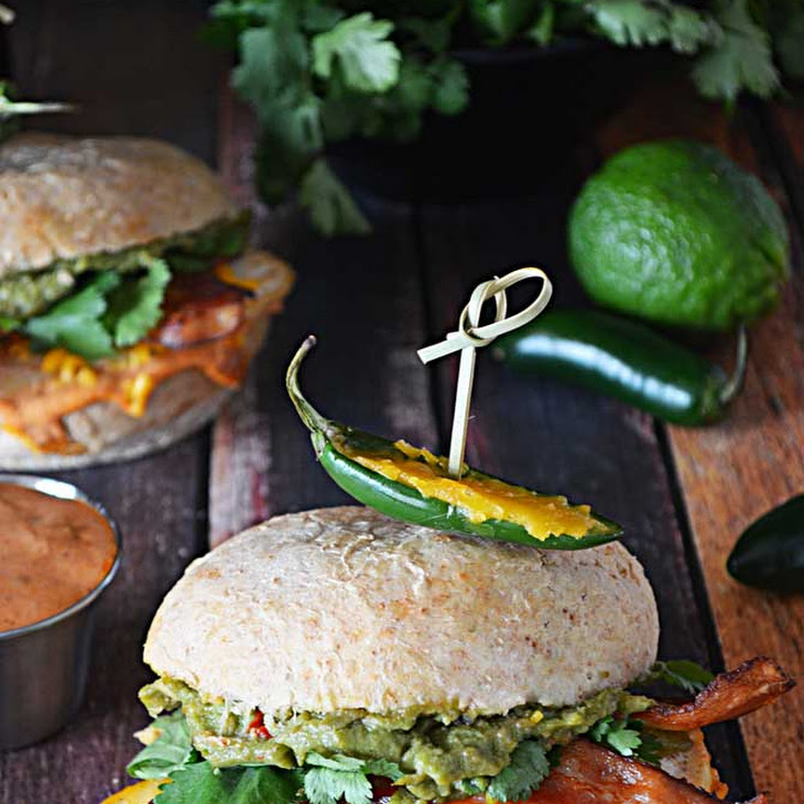 Tequila Lime Chicken Sandwiches with Guacamole and Chipotle Mayo Recipe