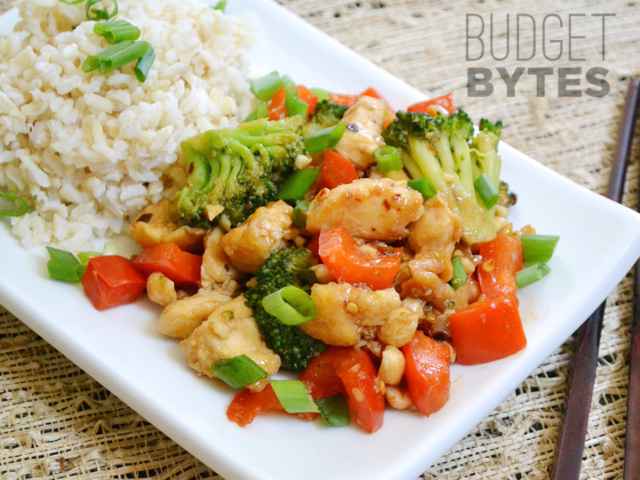 Kung Pao Chicken (and vegetables) Recipe