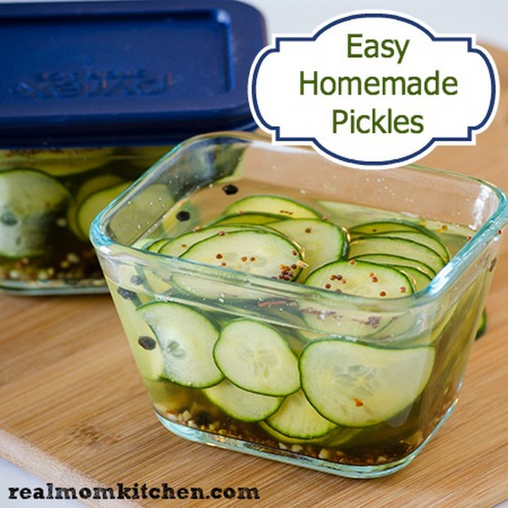 Easy Homemade Pickles Recipe