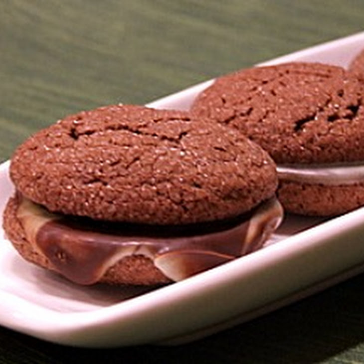 Chocolate Mint Filled Cookies Recipe