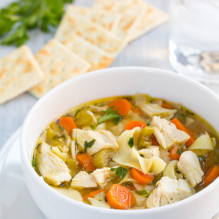 Slow Cooker Chicken Noodle Soup Recipe