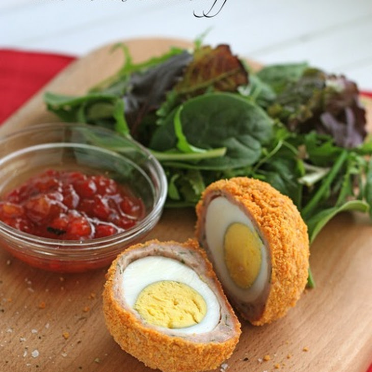Oven Baked Scotch Eggs Recipe