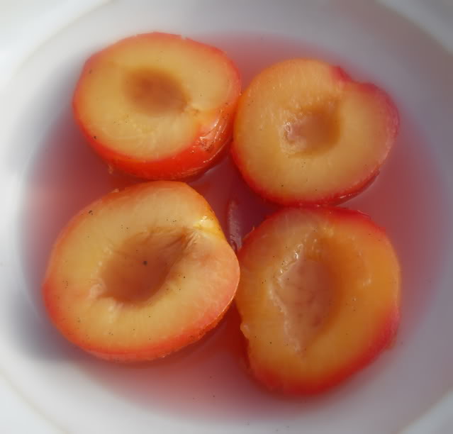 *Vanilla Poached Plums* Recipe