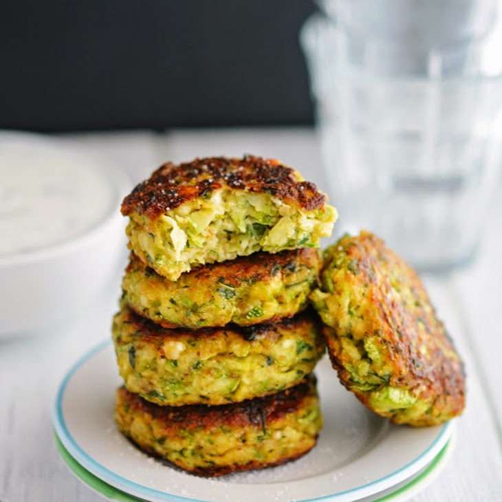 Creamy Greek Zucchini Patties (Low Carb & Gluten-Free) Recipe