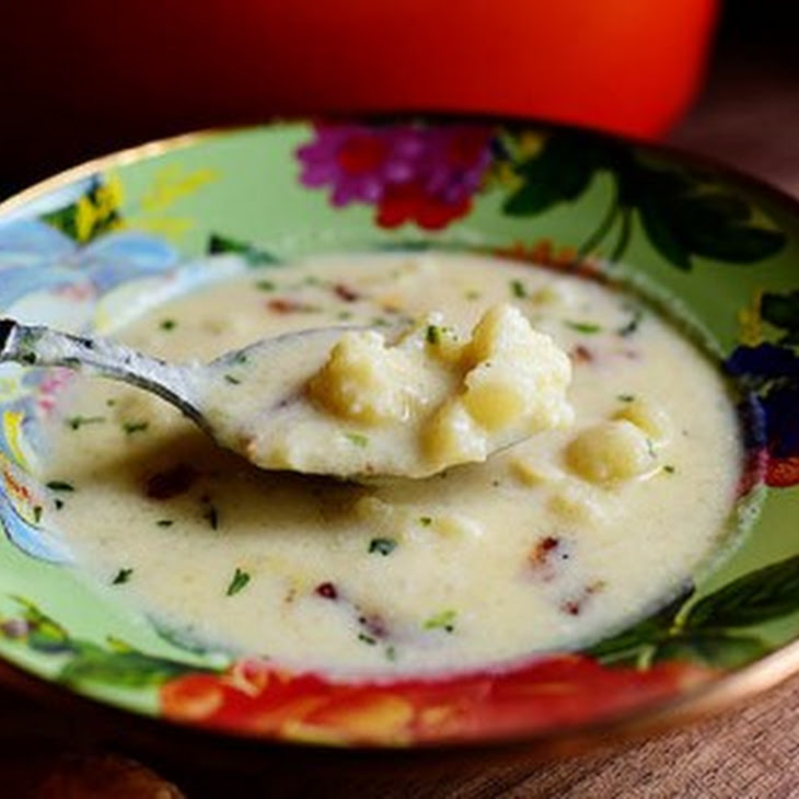 Cheesy Cauliflower Soup Recipe