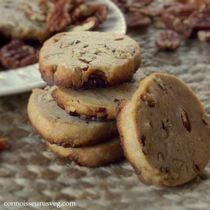 Vegan Pecan Shortbread Cookies Recipe