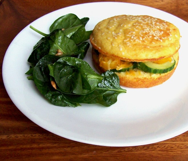 Low Carb Bun for One Recipe
