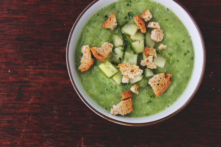 Green Tomato Gazpacho Recipe