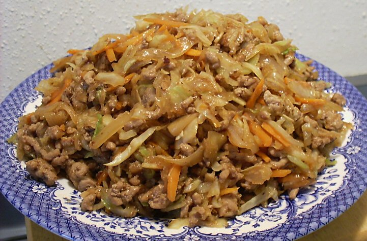 asian-pork-cabbage-skillet-dinner-recipe