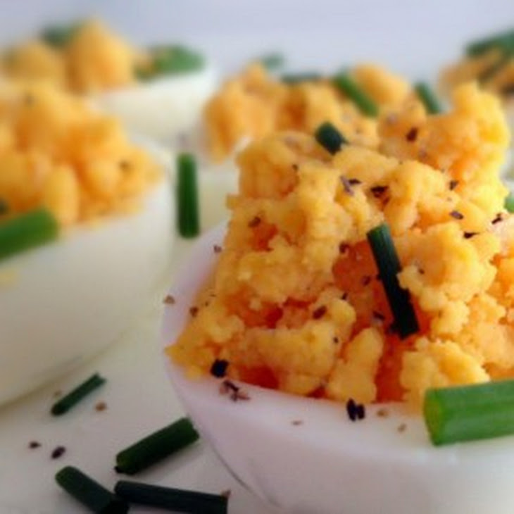 Truffle Deviled Eggs Recipe