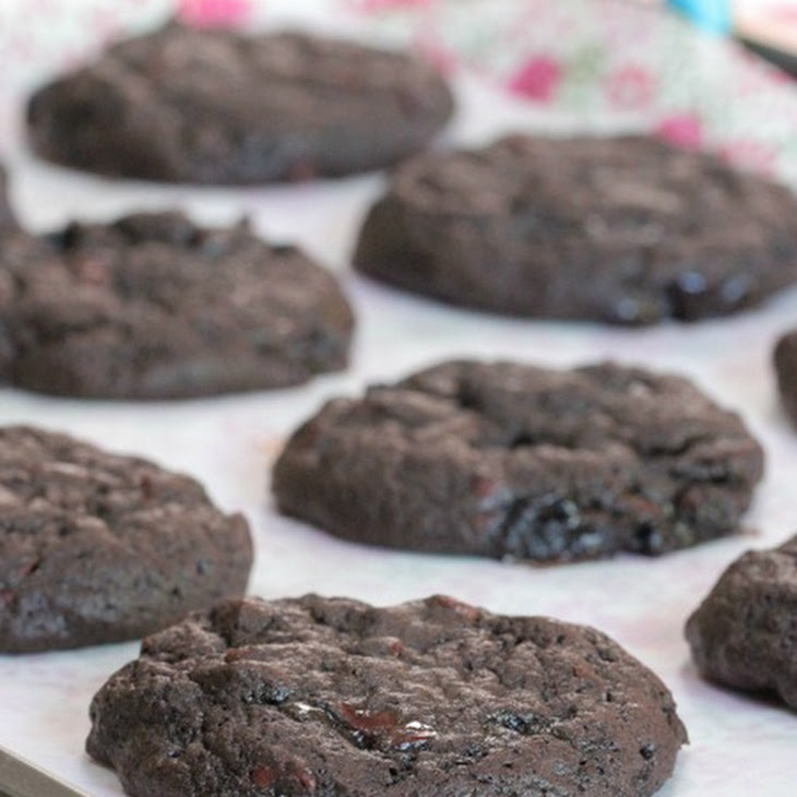 Double Chocolate Junior Mint and Chip Cookies Recipe