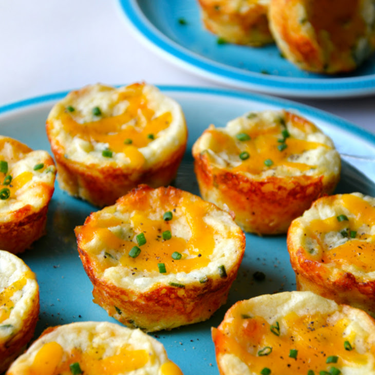 Cheesy Leftover Mashed Potato Muffins Recipe