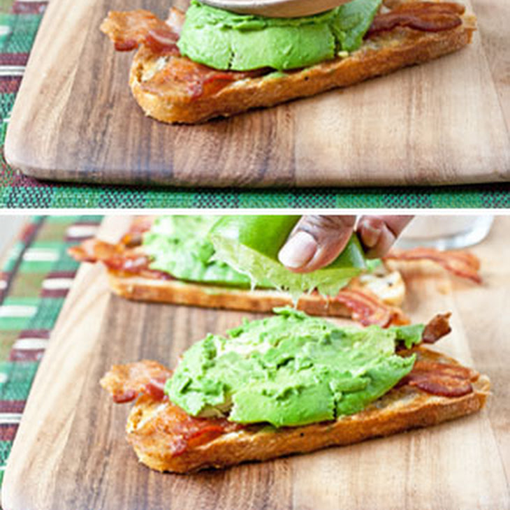 AvocadoBacon Toasts Recipe