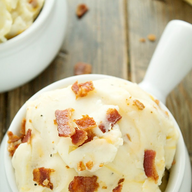 Slow Cooker Loaded Mashed Potatoes Recipe