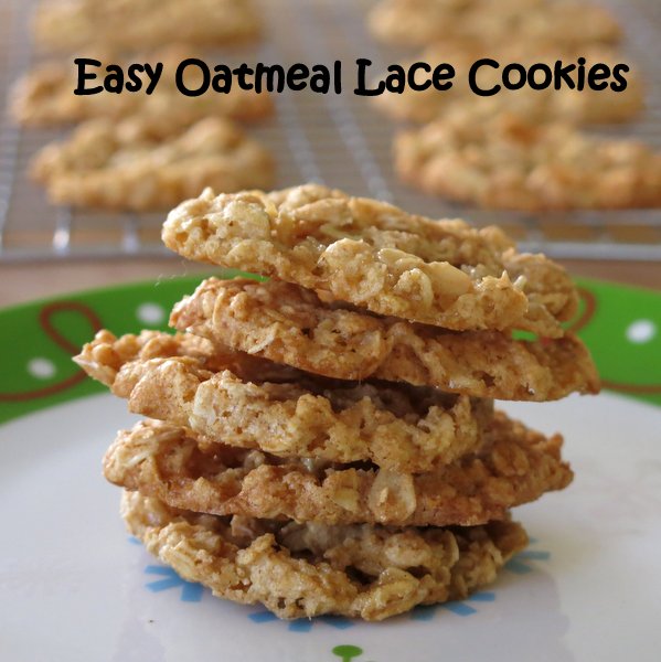 Easy Oatmeal Lace Cookies Recipe
