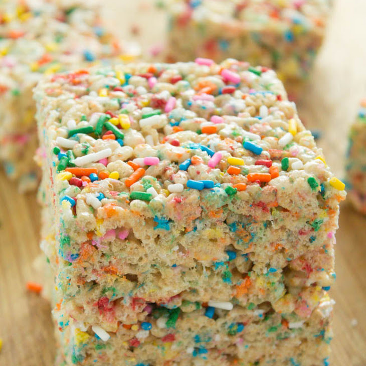 Funfetti Rice Krispy Treats Recipe