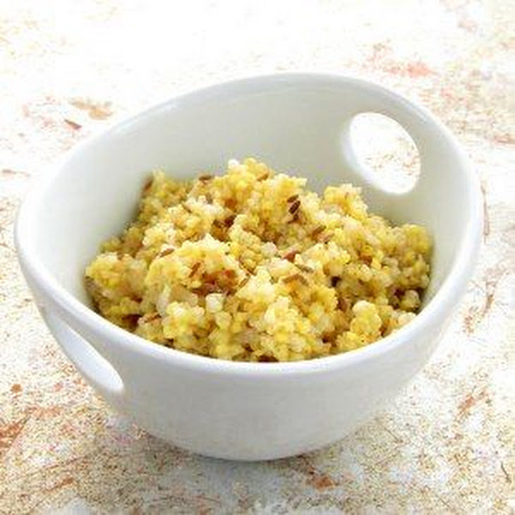 Cumin Spiced Millet Pilaf pressure cooker Recipe