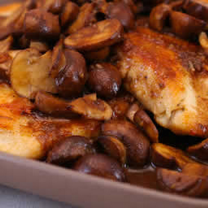 Balsamic Chicken and Mushrooms Recipe