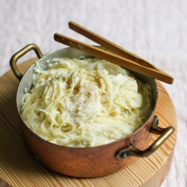 10minute Creamy Cauliflower Capellini Recipe