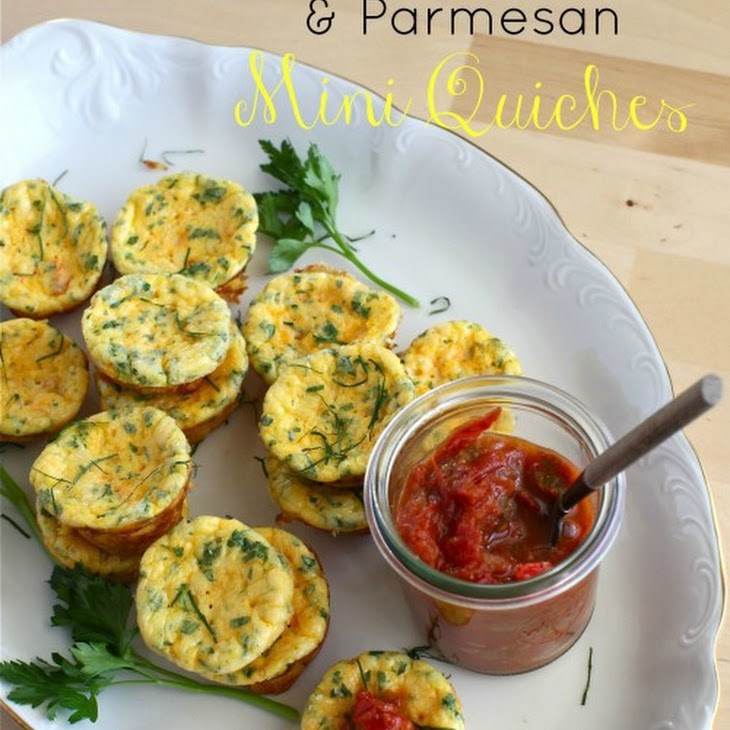 Butternut Squash & Parmesan Crustless Mini Quiches Recipe