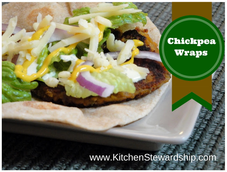 Meatless Chickpea Wraps Recipe