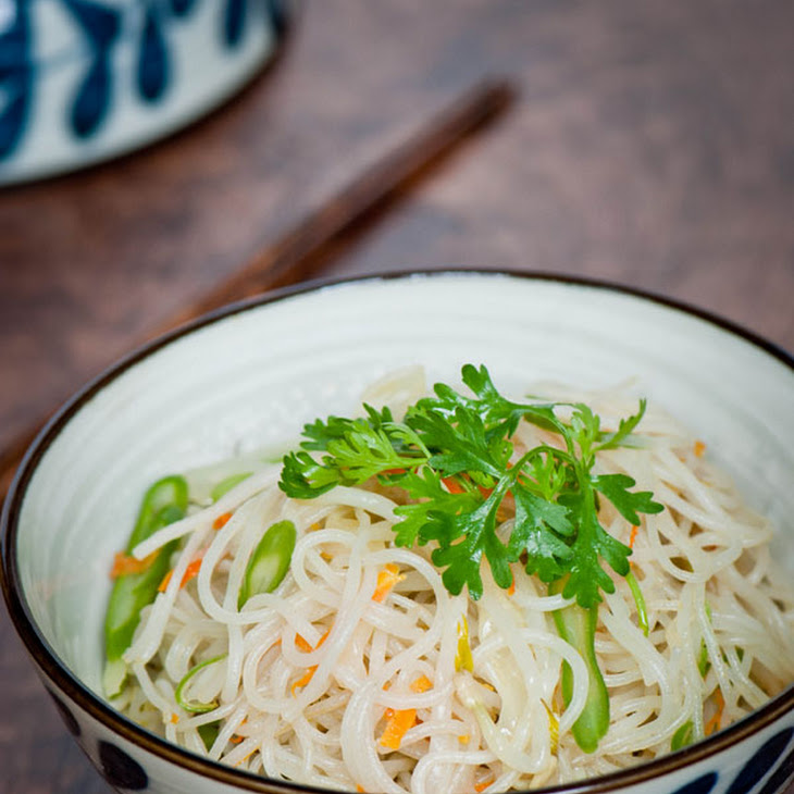 Vegetarian Vermicelli Stir Fry Recipe
